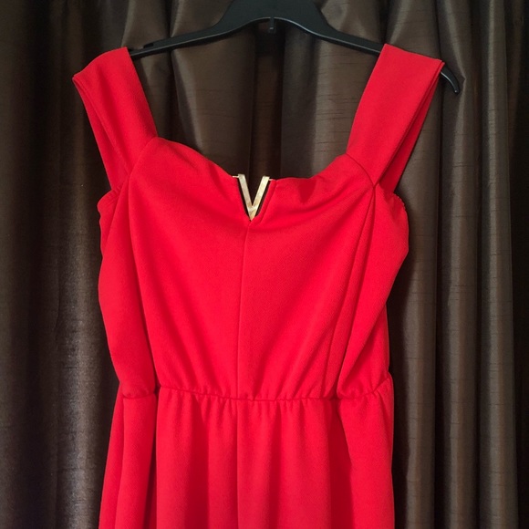 Rainbow Pants - Red Jumpsuit